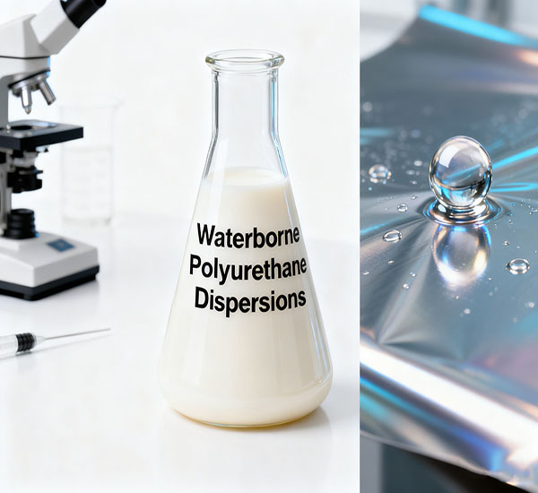 Dispersões aquosas de poliuretano com excelente barreira ao oxigênio e resistência à água em filmes de PET metalizados.